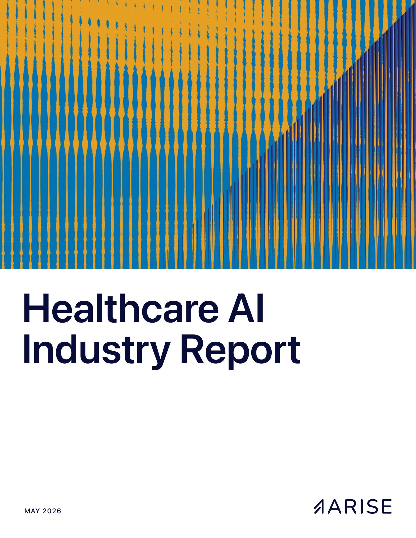 2026 Healthcare AI Industry Report cover