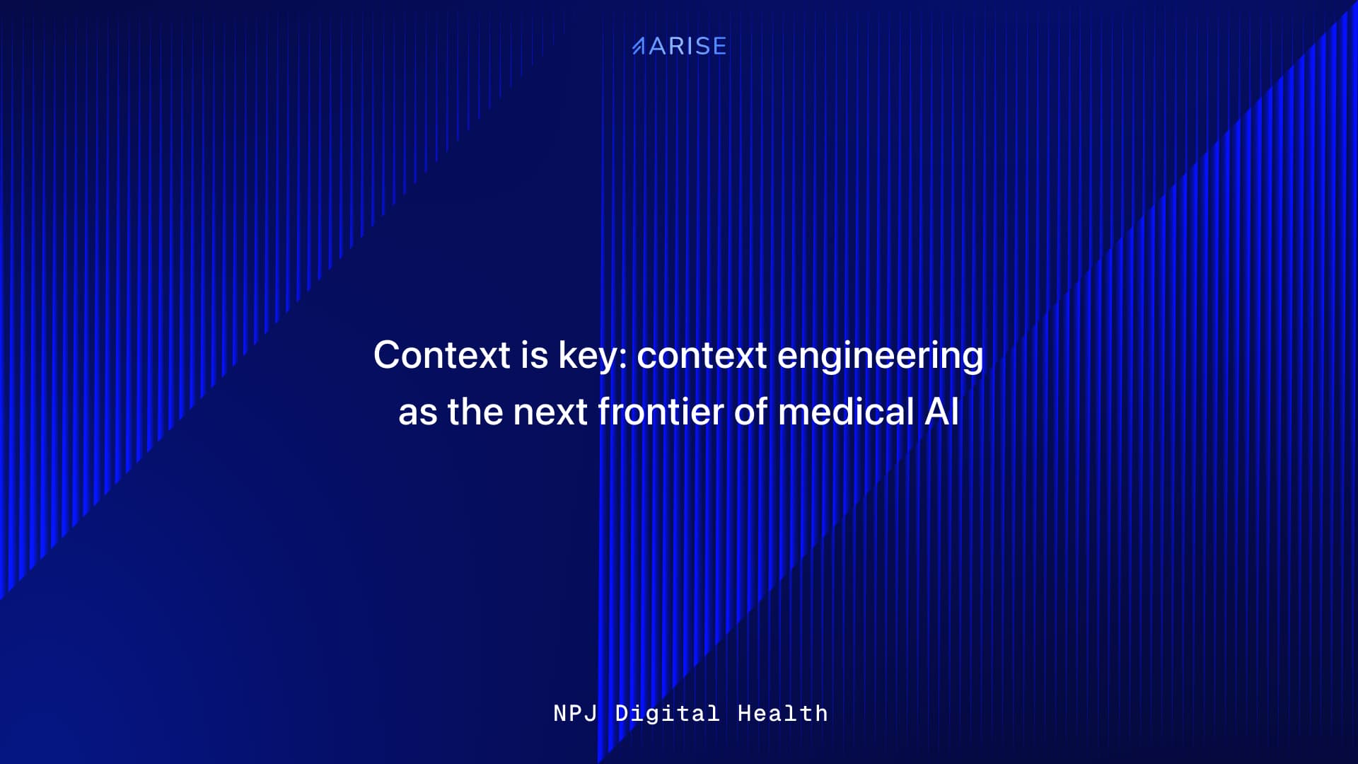 Context is key: context engineering as the next frontier of medical AI