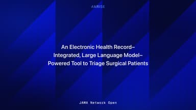 An Electronic Health Record–Integrated, Large Language Model–Powered Tool to Triage Surgical Patients