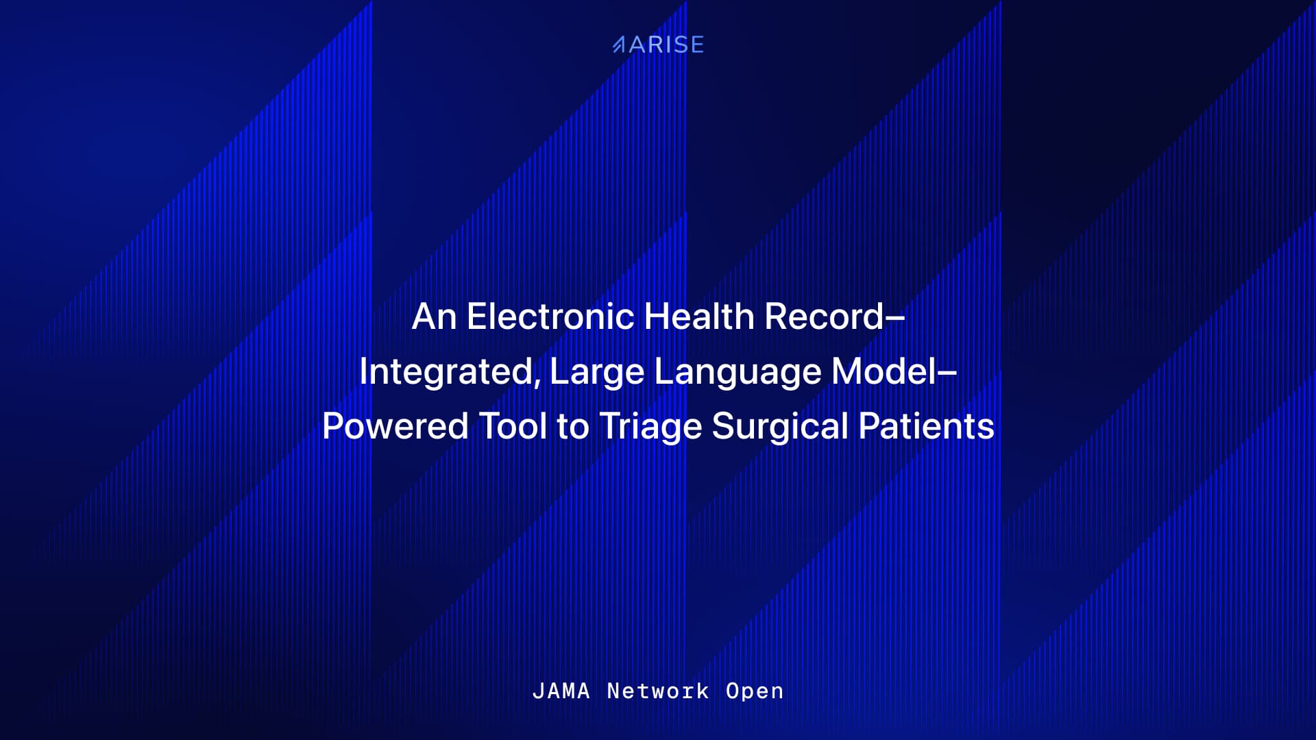 An Electronic Health Record–Integrated, Large Language Model–Powered Tool to Triage Surgical Patients
